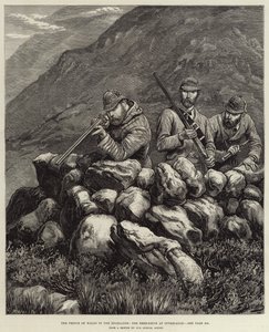 Le Prince de Galles dans les Highlands, la chasse au cerf à Invercauld