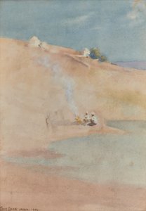 La lisière du désert de Bekanneer, Inde - Frank Dean