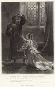 Othello et Desdémone, Othello, Acte IV, Scène 2 - Frank Dicksee