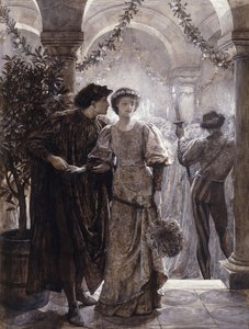 Scènes de Roméo et Juliette : La scène du bal - Frank Dicksee