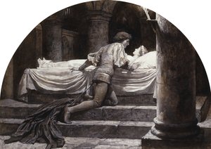 Scènes de Roméo et Juliette : Le tombeau - Frank Dicksee