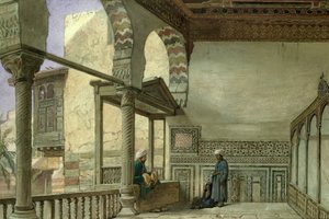 Loggia de la maison de Memlook Radnau Bey, Le Caire - Frank Dillon