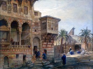 La maison du mamelouk Radnau Bey, Le Caire, 1870