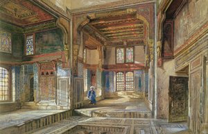 La maison de Moufti Sheikh el Mahadi, Le Caire, 1873 - Frank Dillon