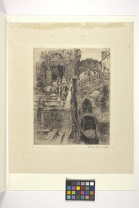 Pont des Soupirs, Venise (Planche 1) - Frank Duveneck