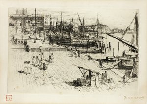 La Riva, vue vers le Palais Ducal - Frank Duveneck
