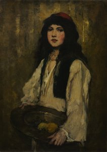 La jeune fille vénitienne, vers 1880 (huile sur toile)