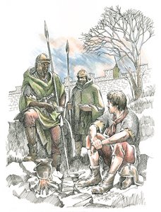 Soldats romains, 2e siècle, vers 1990-2010 - Frank Gardiner