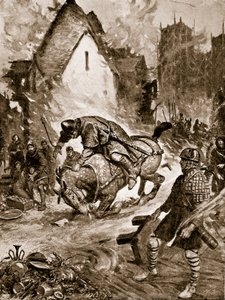 Guillaume mortellement blessé à Mantes, illustration de 
