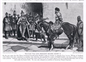 Guillaume le Lion amené devant Henri II, années 1920 - Frank Gillett