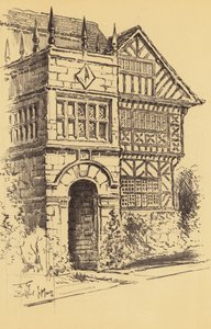 Hall-i-th-Wood, Bolton-le-Moors (lithographie)