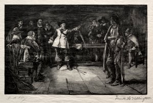 Le défi de Miles Standish, 1887 - Frank H. Wellington