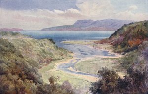 Nouvelle-Zélande : Lac et mont Tarawera - Frank H Wright