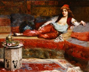 Fleur orientale, vers 1890-1899 - Frank Holman