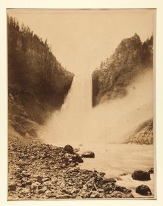 Grandes chutes du Yellowstone, 360 pieds - Frank Jay Haynes