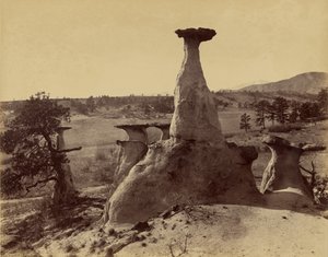 Le monument "Ute Medicine", Monument Park - Frank Jay Haynes