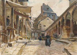Jour de marché, Dinan - Frank Lewis Emanuel