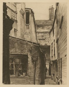 Le Vieux Cheval et le Palefrenier, derrière Holborn Above Bars, Londres - Frank Lewis Emanuel
