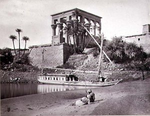 Le Temple de Trajan, vue vers le sud-ouest, Philae - Frank Mason Good