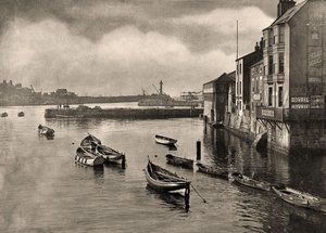 Vue du port, Whitby, North Yorkshire, vers 1889 - Frank Meadow Sutcliffe
