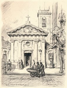 Église de Saint-Denis de la Chapelle, 1915 - Frank Milton Armington