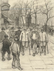 La promenade des blessés, 1917