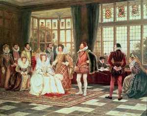 Reine Élisabeth I (1533-1603) à la cour