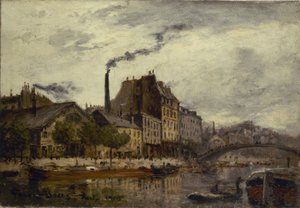 Canal Saint-Martin, quai de Valmy - Frank Myers Boggs