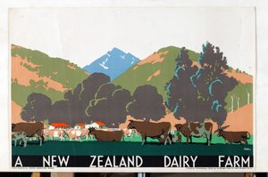 Une ferme laitière néo-zélandaise, de la série 