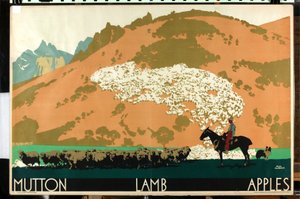 Mouton - Agneau - Pommes, de la série 