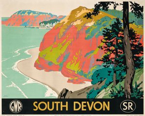 Affiche publicitaire pour le South Devon