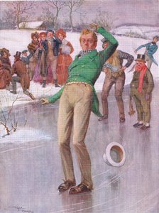M. Winkle sur la glace (Les Papiers de Pickwick) - Frank Reynolds