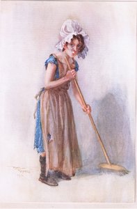 La Marquise, vers 1920 (lithographie en couleur) - Frank Reynolds