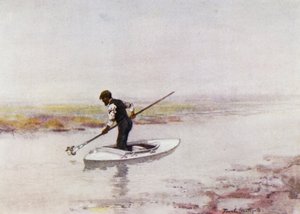 Norfolk Broads : Ramassage des anguilles - Frank Southgate