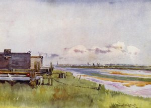 Norfolk Broads : Yarmouth depuis Breydon - Frank Southgate