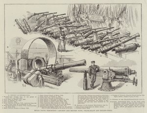 Exposition navale royale, armes anciennes et modernes, vilebrequin et coque de chaudière - Frank Watkins