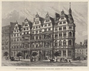 Le Constitutional Club, Northumberland Avenue (gravure) - Frank Watkins