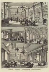 La bibliothèque de la galerie Grosvenor, New Bond-Street - Frank Watkins