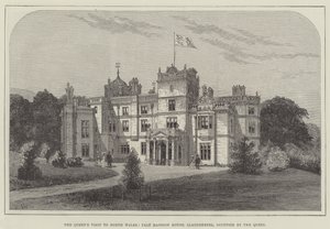 La visite de la reine au nord du Pays de Galles, Pale Mansion House, Llandderfel, occupée par la reine - Frank Watkins