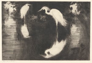 Piscine sombre P. 189 Pub.St. - Frank Weston Benson