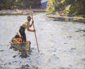 Sur la Grand River - Frank Weston Benson