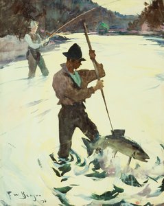 Pêche à la lance - Frank Weston Benson