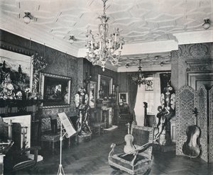 La Salle de musique, maison du capitaine Harvey, Hampstead, vers 1903 - Frank William Brookman