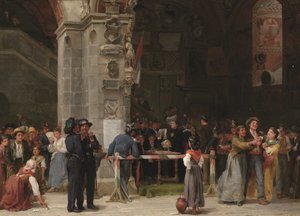 Dessin pour le service militaire - Italie moderne - Frank William Warwick Topham
