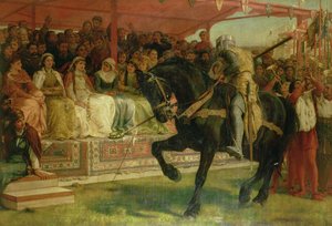 La Reine du tournoi, "Ivanhoé" - Frank William Warwick Topham