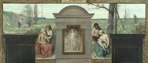 Esquisse pour la mairie du 15e arrondissement : La Famille, entre 1883 et 1884 - François Alfred Delobbe