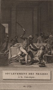 Soulèvement des esclaves noirs en Jamaïque en 1760 - François Anne David