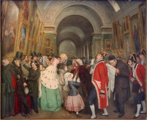 Quatre heures, au Salon. (Fermeture du Salon annuel de peinture)