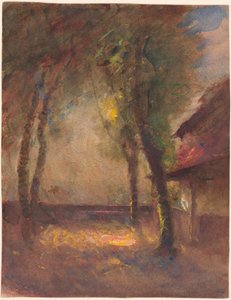 La terrasse de la maison Ravier à Morestel - François Auguste Ravier