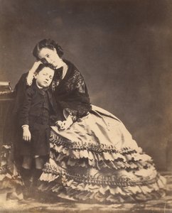 Impératrice Eugénie et le Prince Impérial, 1862